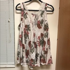 Free People Floral Top